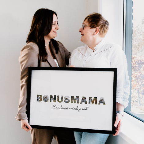 Poster met lijst - Bonusmama