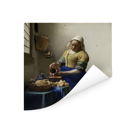 Het melkmeisje - Schilderij van Johannes Vermeer Poster