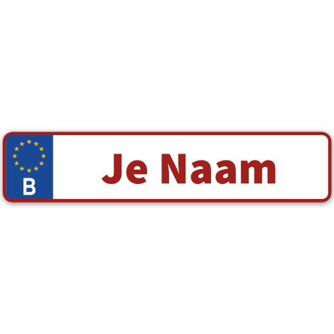 Nummerplaat