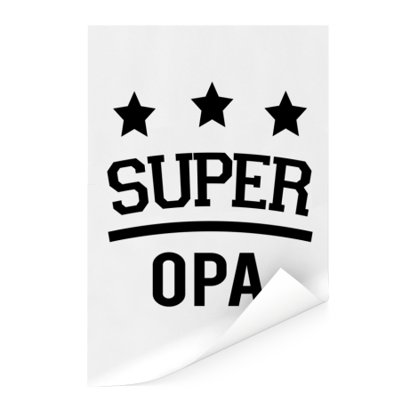 Vaderdag - Super opa Poster