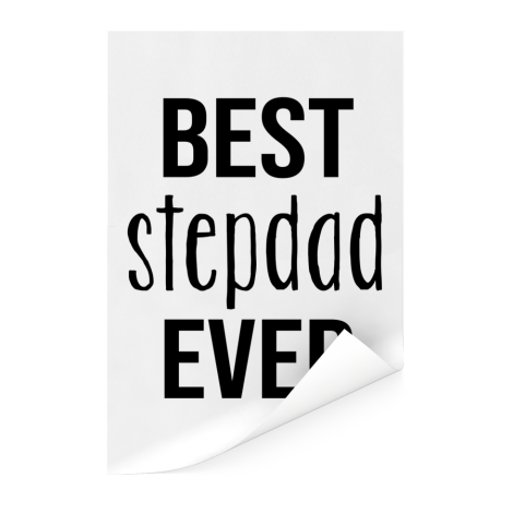 Vaderdag - Best stepdad ever Poster