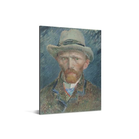 Zelfportret 1887 - Schilderij van Vincent van Gogh Aluminium