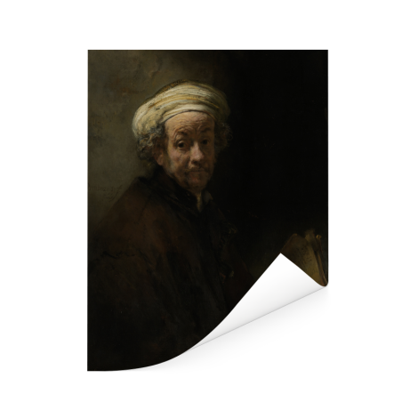 Zelfportret als de apostel Paulus - Schilderij van Rembrandt van Rijn Poster