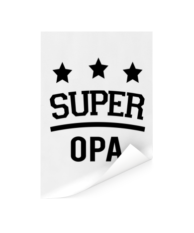 Vaderdag - Super opa Poster