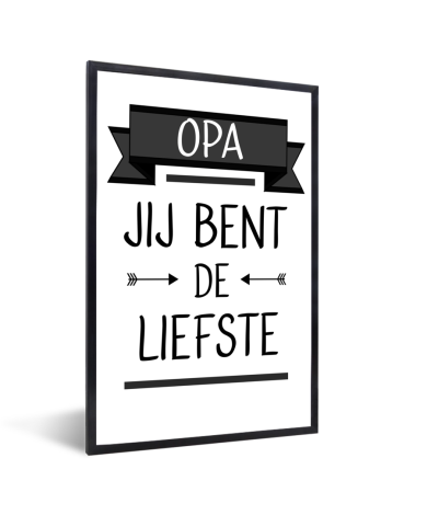 Vaderdag - Opa jij bent de liefste Fotolijst