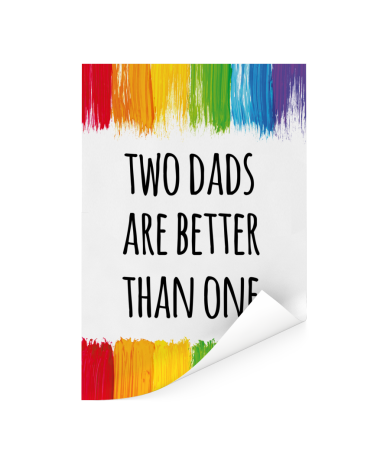 Vaderdag - Two dads are better than one Poster