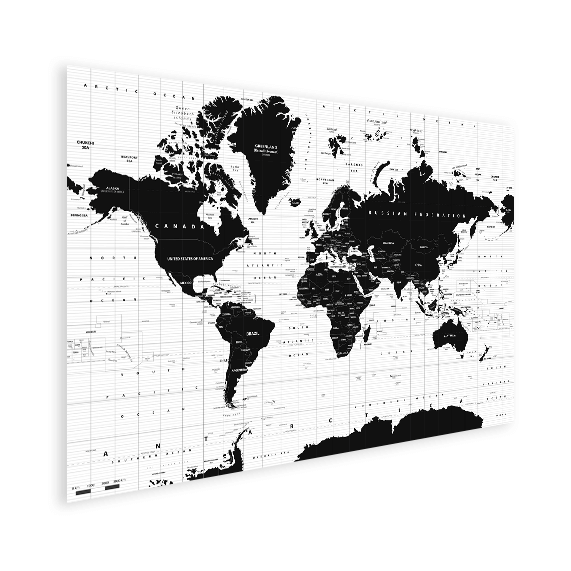 poster - poster - Wereldkaart
