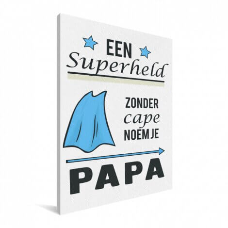 Vaderdag collectie op canvas