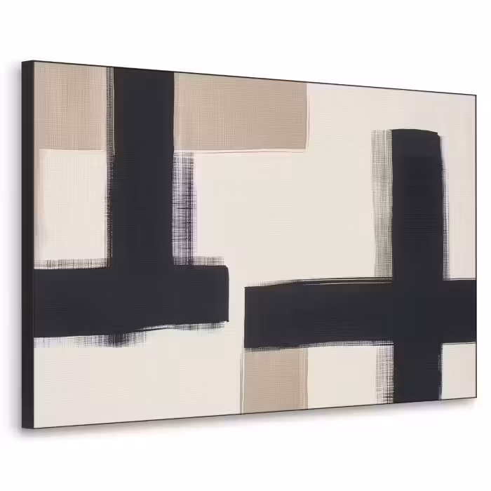 Art Frame - Zwart - Abstract - Japandi