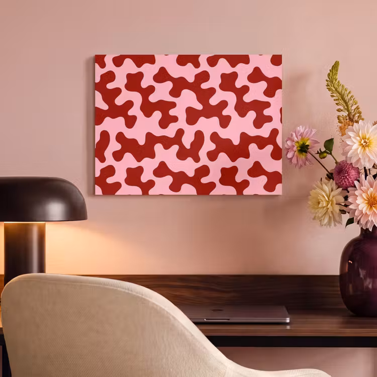 Akoestisch schilderij - Modern - Abstract - Rood — 4