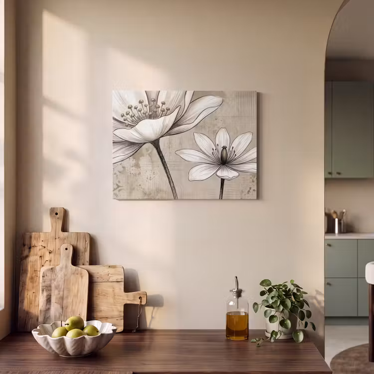 Akoestisch schilderij - Modern - Design - Wit — 3