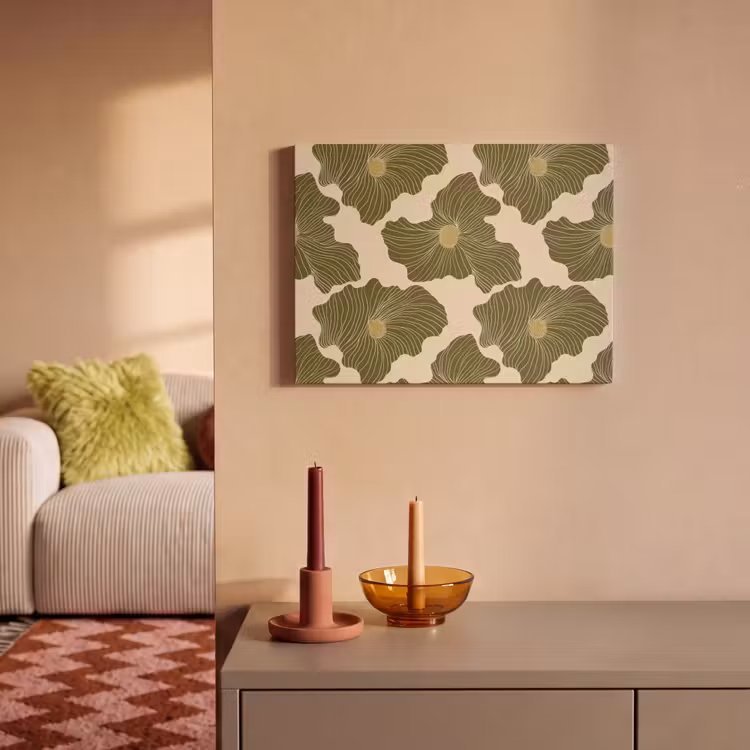 Akoestisch schilderij - Modern - Abstract - Groen — 2