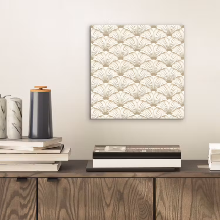 Aluminium schilderij - Klassiek - Art - Beige — 2