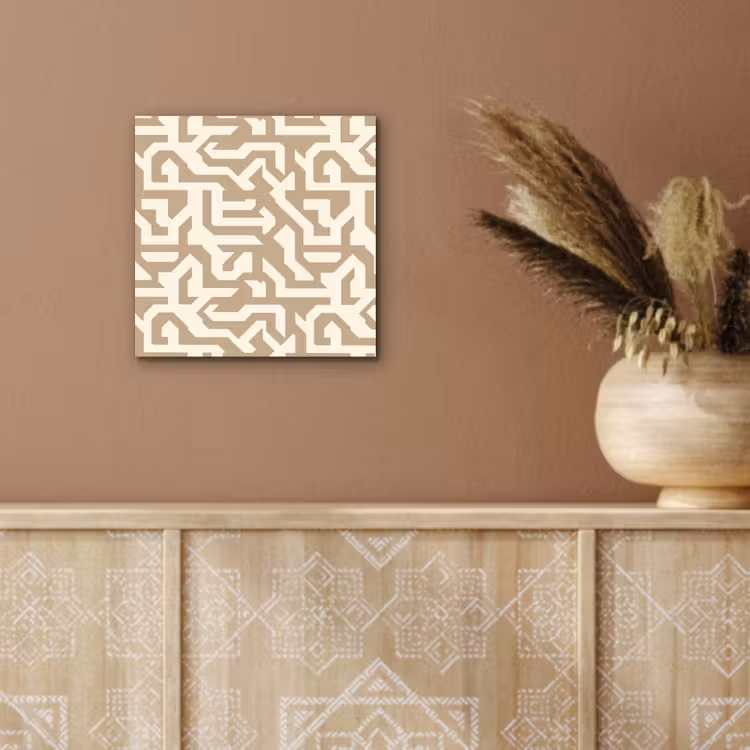 Aluminium schilderij - Modern - Abstract - Beige — 5