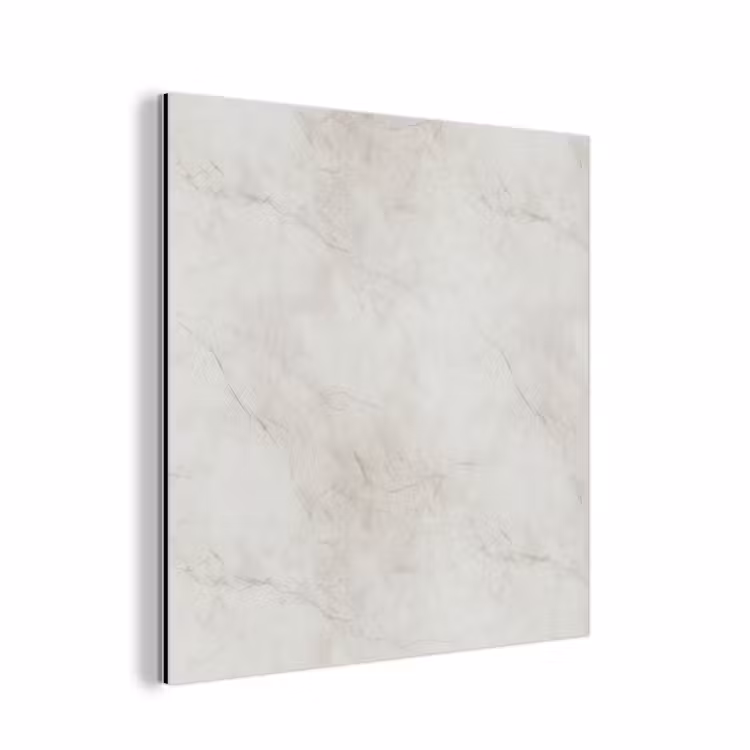 Aluminium schilderij - Grijs - Marmer - Aders — 1