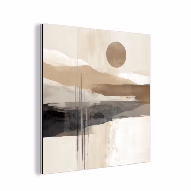 Aluminium schilderij - Minimalistisch - Landschap - Dimensie — 1