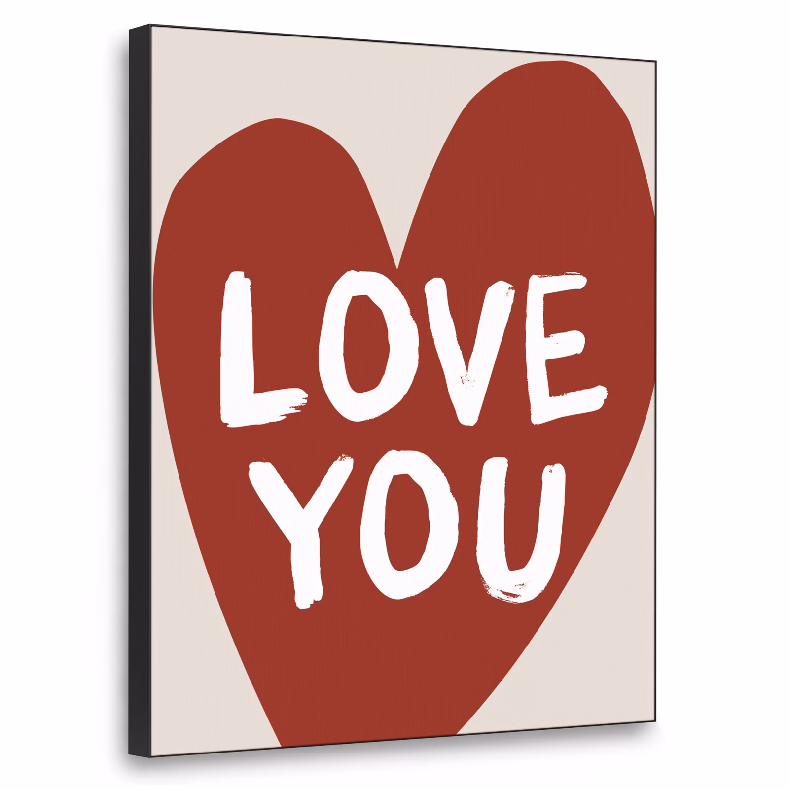 Art Frame - Loveyou - Hart - Rood — 1