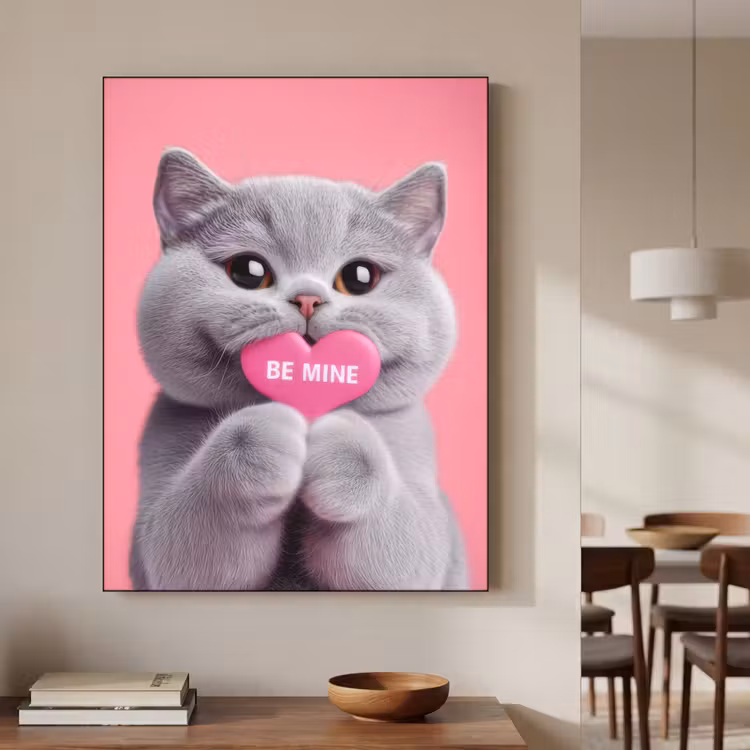 Art Frame - Kat - Valentijn - Roze - Liefde — 4