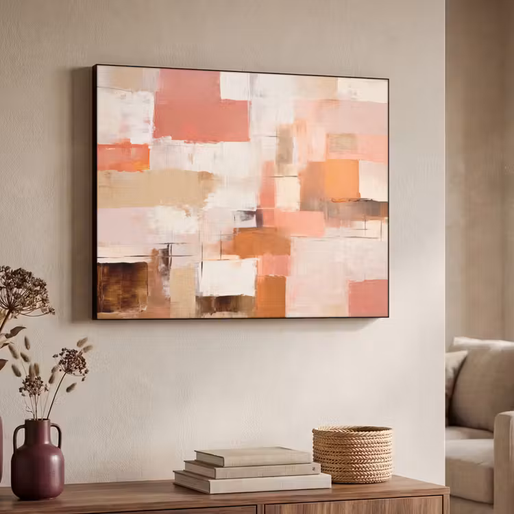 Art Frame - Kunst - Roze - Abstract — 4