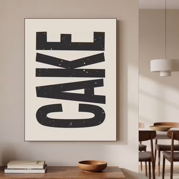 Art Frame - Beige - Japandi - Cake - Decoratie — 5