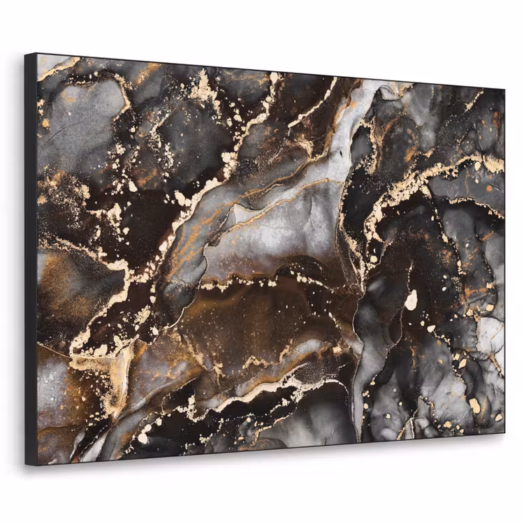 Art Frame - Marmer - Goud - Glitter - Luxe — 1