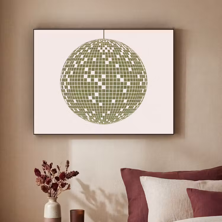 Art Frame - Disco - Bal - Groen - Abstract - Modern — 2