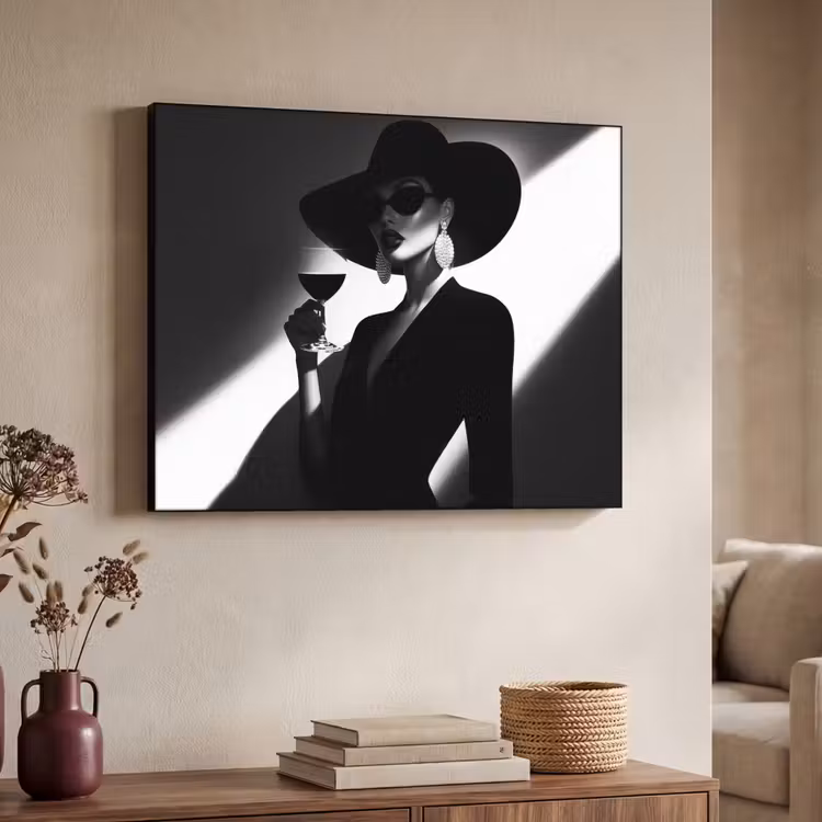 Art Frame - Vrouw - Wijn - Chic — 4