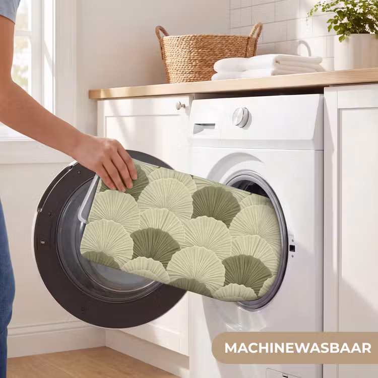 Badmat - Bladeren - Structuur - Groen — 7