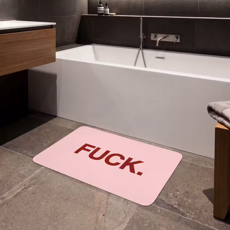 Badmat - Statement - Krachtig - Roze — 4