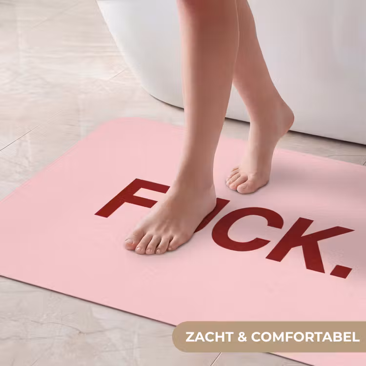 Badmat - Statement - Krachtig - Roze — 5