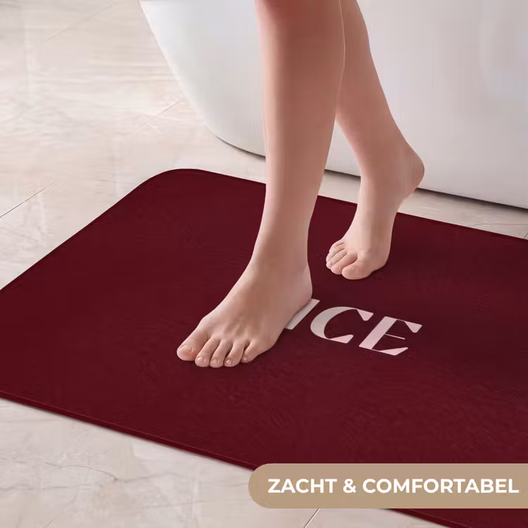 Badmat - Nice - Bordeaux - Roze — 5