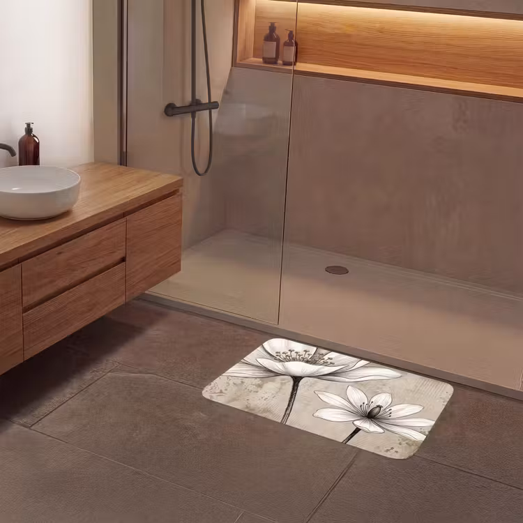 Badmat - Modern - Design - Wit — 6