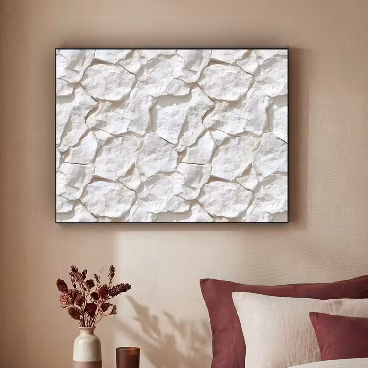 Art Frame - Structuur - Rots - Wit — 2