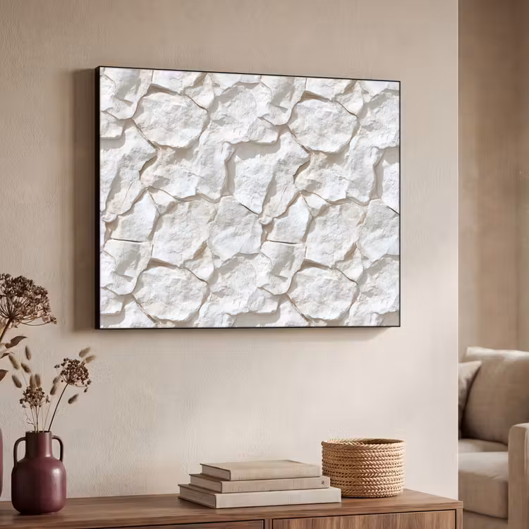 Art Frame - Structuur - Rots - Wit — 4