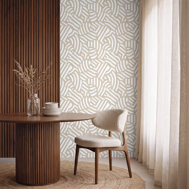 Behang - Abstract - Modern - Beige — 4