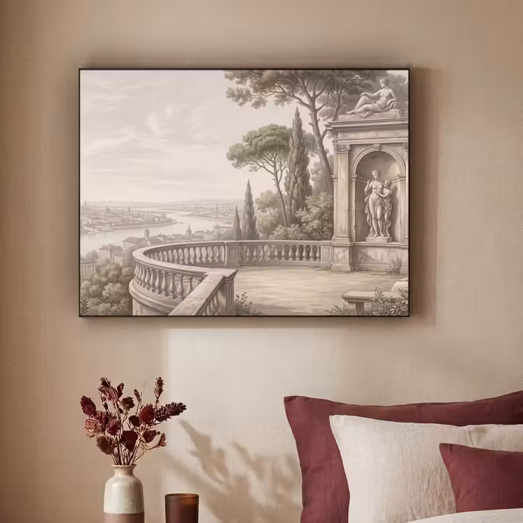 Art Frame - Terras - Stad - Uitzicht - Rivier — 2