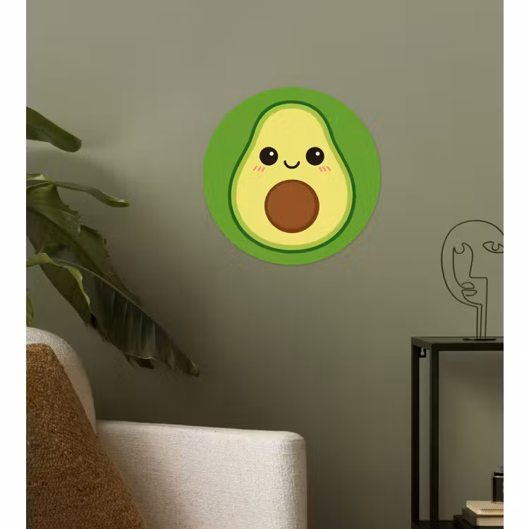 Behangcirkel - Avocado - Groen - Speels — 3