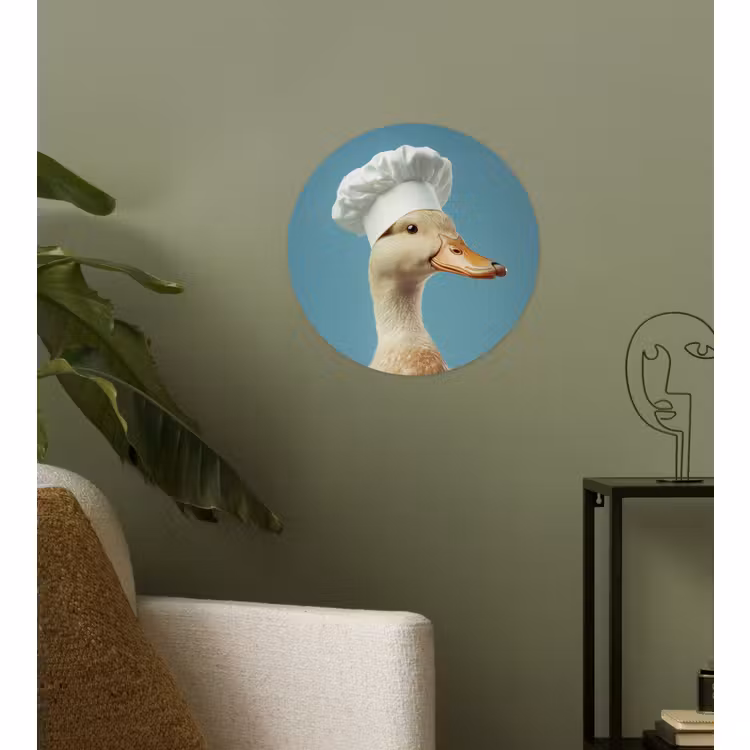 Behangcirkel - Eend - Koksmuts - Cute - Vogel — 3