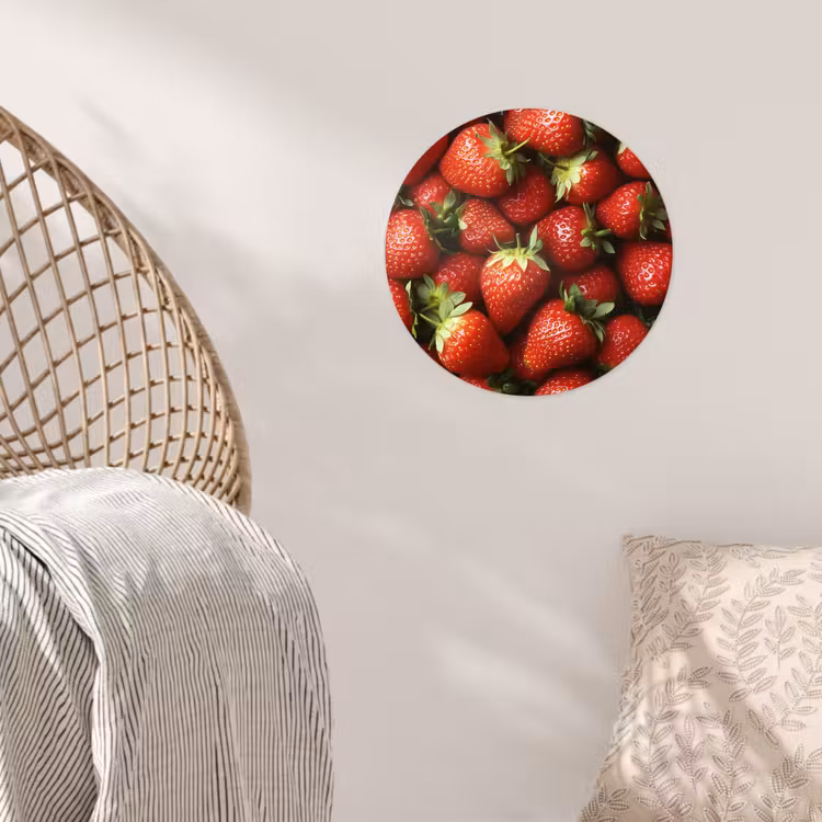 Behangcirkel - Aardbei - Fruit - Rood — 5