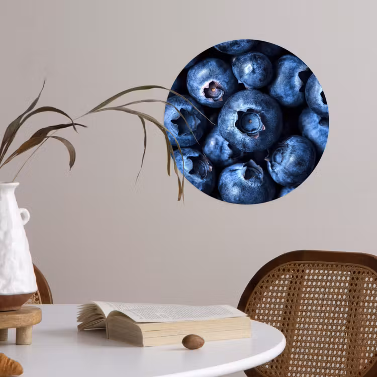 Behangcirkel - Bessen - Blauw - Fruit — 4