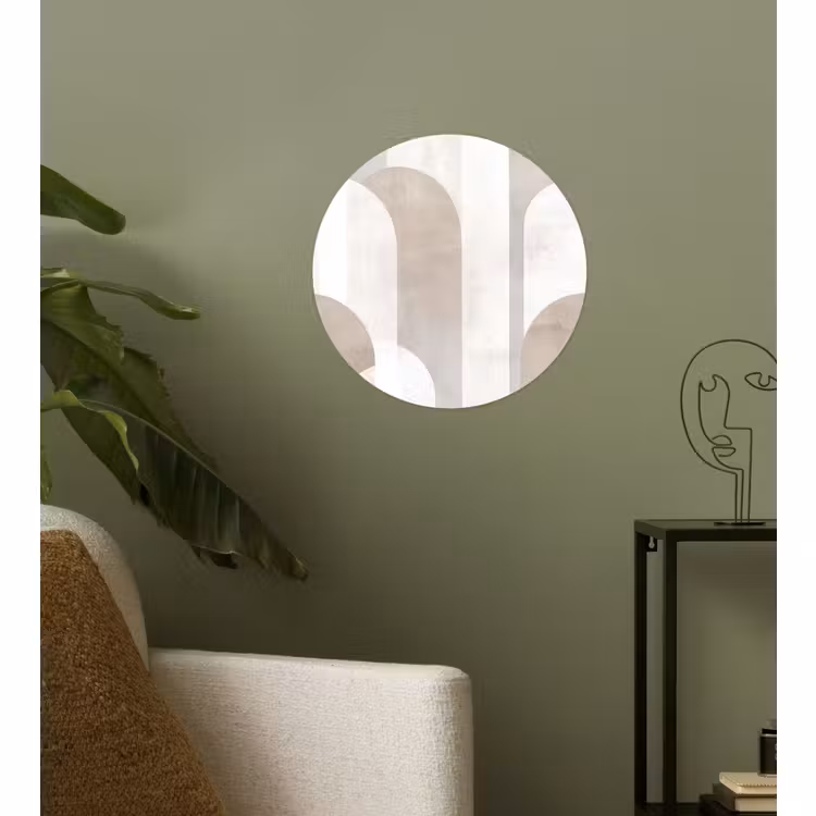 Behangcirkel - Abstracte bogen - Modern - Beige — 3