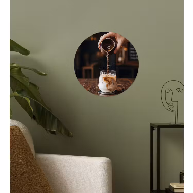 Behangcirkel - Espresso - Melk - Café — 3