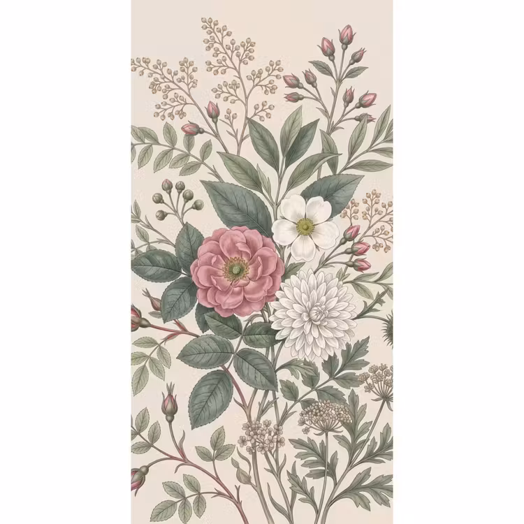 Behang - Romantisch - Design - Kleurrijk — 2