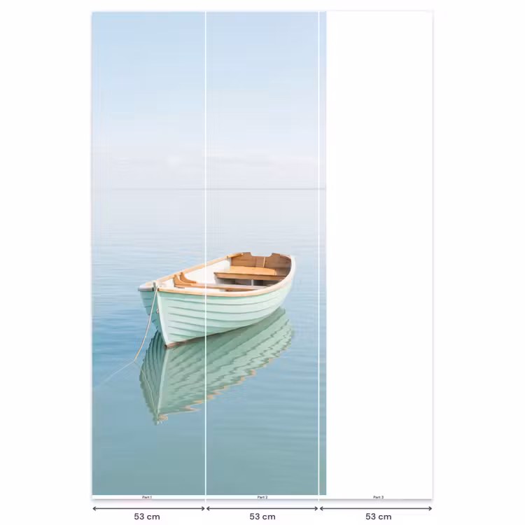 Behang - Minimalistisch - Boot - Zee — 6
