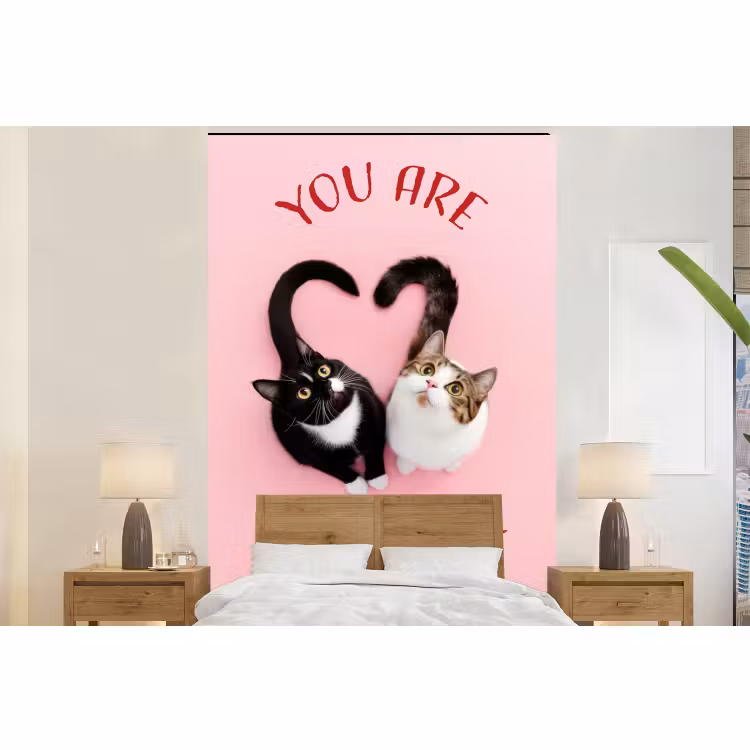 Behang - Kat - Hart - Tekst - Valentijn — 6