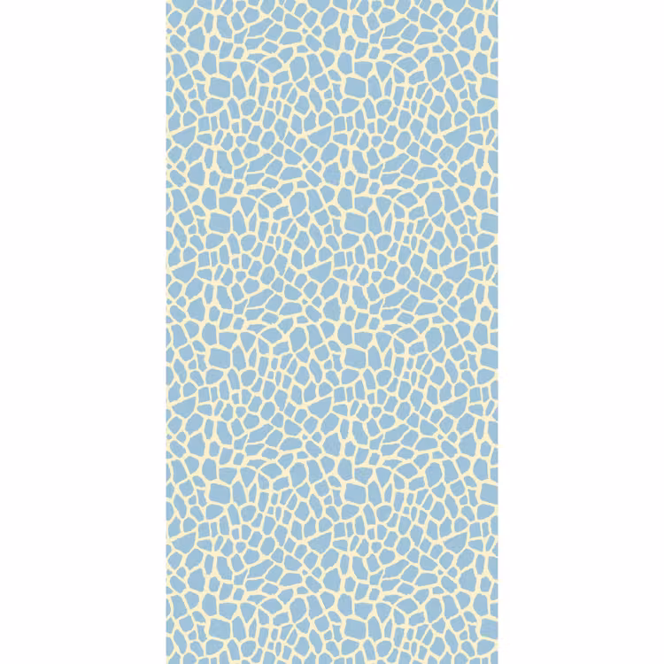 Behang - Giraf - Modern - Blauw — 2