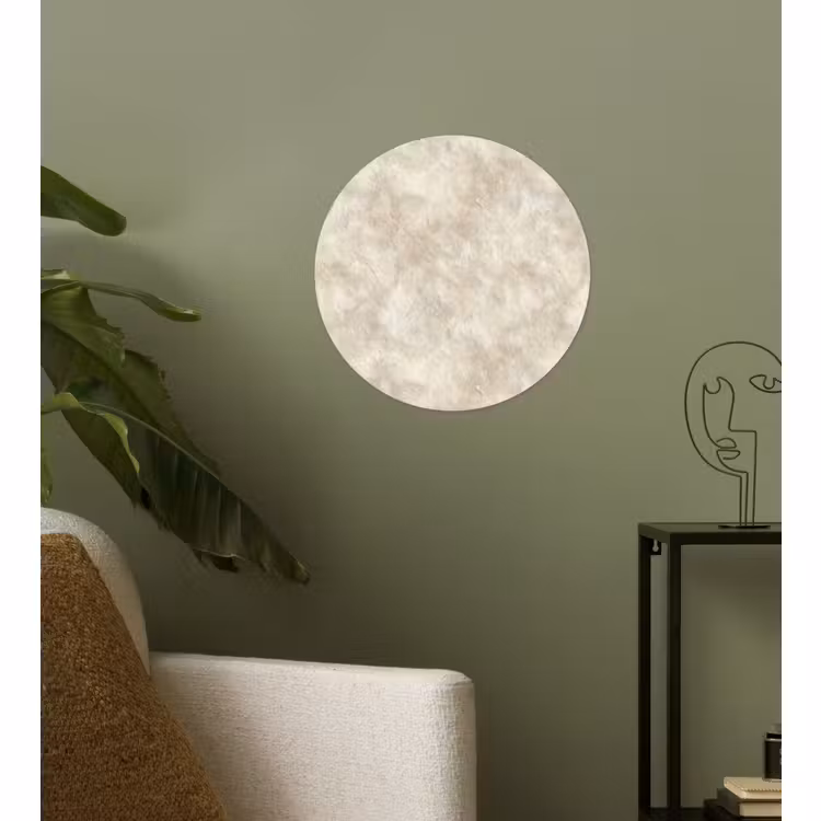 Behangcirkel - Beige - Reliëfstructuur - Natuursteen — 3