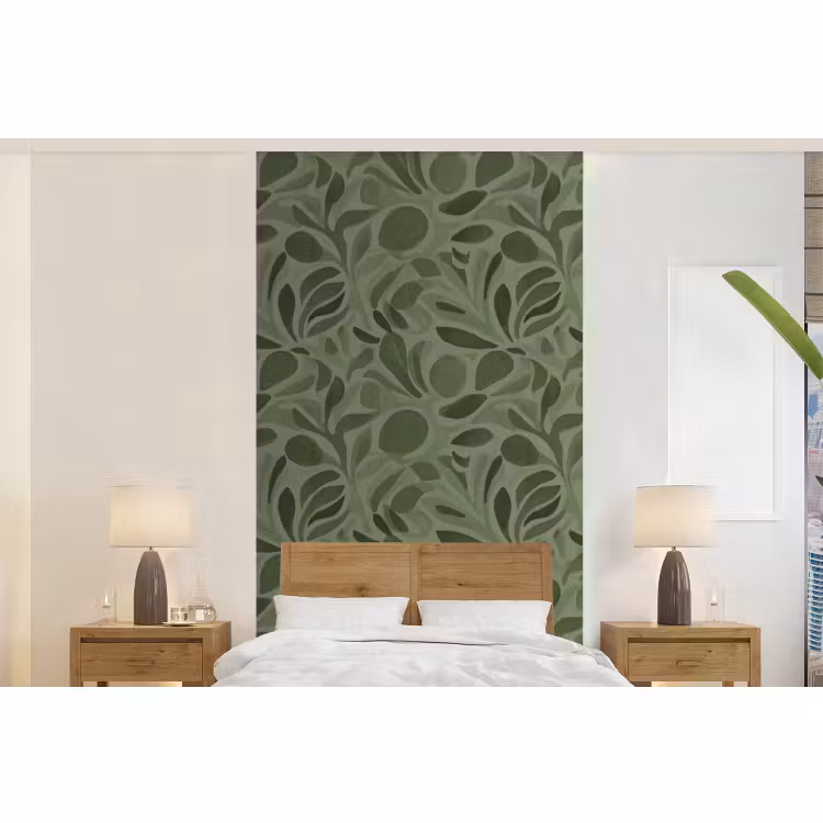 Behang - Sereen - Bladeren - Groen — 5