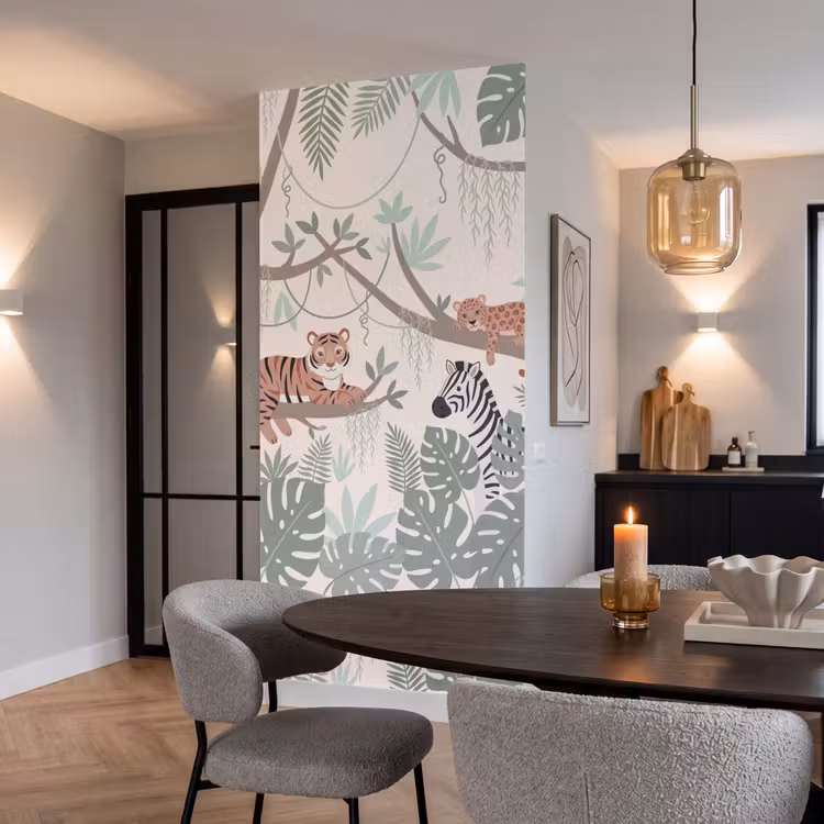 Behang - Jungle - Rustiek - Pastel — 5