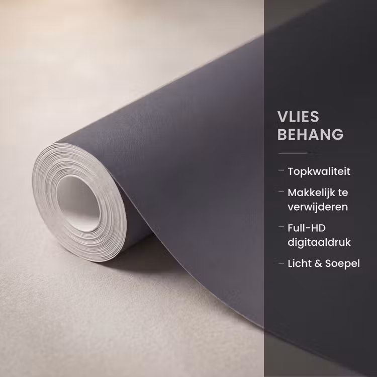 Behang - Knoflook - Zwart - Wit — 3
